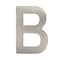Architectural Mailboxes Brass 4 inch Floating House Letter Satin Nickel B 3582SN-B - alternate 1